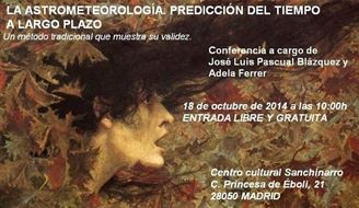 Imagen de LA ASTROMETEOROLOGIA PREDICCION DEL TIEMPO A LARGO PLAZO