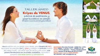 Imagen de TALLER KRIYAS DE VENUS 23ENE 20h - KUNDALINI YOGA - POTENTE HERRAMIENTA de meditación con el otro