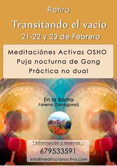 Imagen de Retiro de Meditaciones Activas - Puja de Gong - No Dualidad