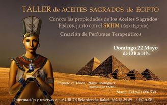 Imagen de TALLER ACEITES SAGRADOS DE EGIPTO 