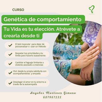 Imagen de CURSO GENÉTICA DE COMPORTAMIENTO