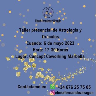 Imagen de TALLER PRESENCIAL ASTROLOGÍA Y ORÁCULOS