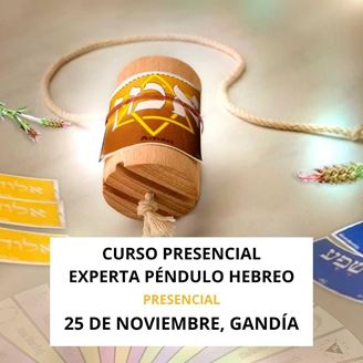Imagen de CURSO PRESENCIAL EXPERTA PÉNDULO HEBREO EN GANDÍA