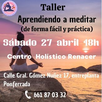 Imagen de TALLER APRENDIENDO A MEDITAR