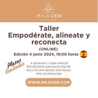 Imagen de TALLER ONLINE: EMPODÉRATE, ALINÉATE Y RECONECTA