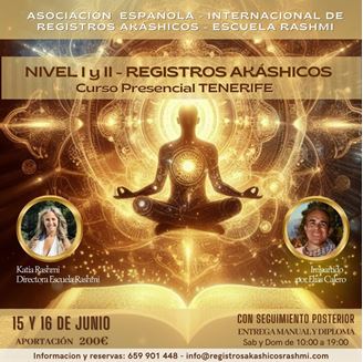 Imagen de REGISTROS AKÁSHICOS NIVEL I y II EN TENERIFE