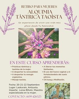 Imagen de RETIRO PARA MUJERES ALQUIMIA TÁNTRICA TAOISTA