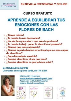 Imagen de CURSO GRATUITO APRENDE A EQUILIBRAR TUS EMOCIONES CON LAS FLORES DE BACH 