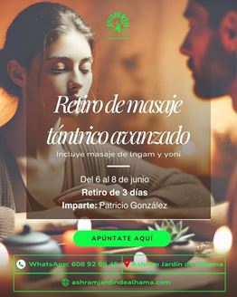 Imagen de RETIRO DE MASAJE TÁNTRICO AVANZADO