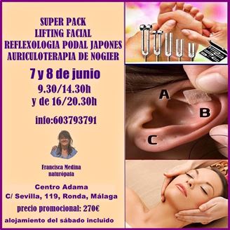 Imagen de Lifting facial japonés+Auriculoterapia+Reflexologia Podal