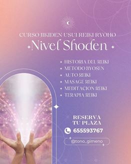 Imagen de CURSO USUI REIKI RYOHO NIVEL I SHODEN