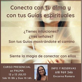 Imagen de CURSO PRESENCIAL: CONECTA CON TU ALMA Y CON TUS GUIAS ESPIRITUALES