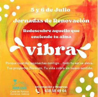 Imagen de RETIRO VIBRA - JORNADAS DE RENOVACIÓN