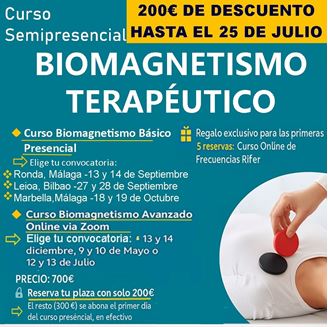 Imagen de CURSO BIOMAGNETISMO TERAPÉUTICO