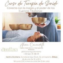 Imagen de CURSO DE TERAPIA DE SONIDO EN BILBAO CONECTA CON LA MAGIA Y EL PODER DE LOS CUENCOS TIBETANOS