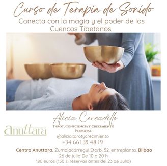 Imagen de CURSO DE TERAPIA DE SONIDO EN BILBAO CONECTA CON LA MAGIA Y EL PODER DE LOS CUENCOS TIBETANOS