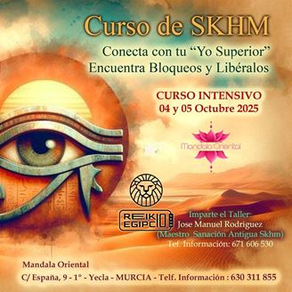 Imagen de TALLER SKHM REIKI EGIPCIO EN YECLA