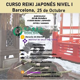 Imagen de CURSO REIKI JAPONÉS NIVEL I