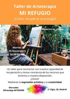 Imagen de TALLER DE ARTETERAPIA MI REFUGIO