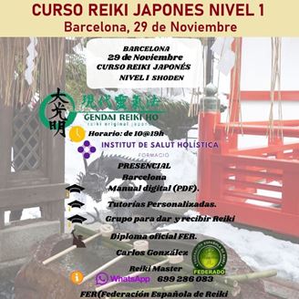Imagen de CURSO REIKI JAPONÉS NIVEL I