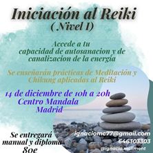 Imagen de INICIACIÓN AL REIKI - NIVEL I EN MADRID