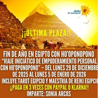 Imagen de FIN DE AÑO EN EGIPTO CON HO’OPONOPONO