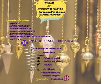 Imagen de TALLER DE INICIACIÓN AL PÉNDULO