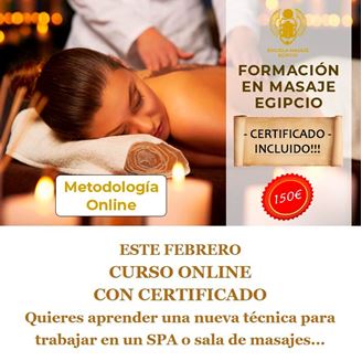 Imagen de FORMACION ON-LINE MASAJE EGIPCIO