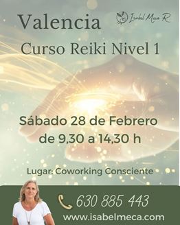 Imagen de CURSO REIKI NIVEL 1 VALENCIA
