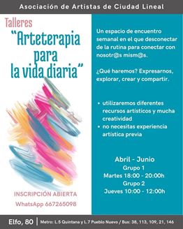 Imagen de ARTETERAPIA PARA LA VIDA DIARIA