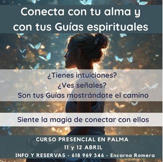 Imagen de CURSO PRESENCIAL: CONECTA CON TU ALMA Y CON TUS GUIAS ESPIRITUALES