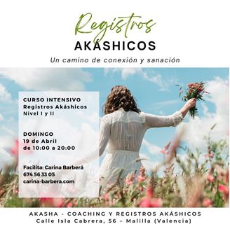 Imagen de CURSO INTENSIVO DE REGISTROS AKASHICOS NIVELES I, II EN VALENCIA