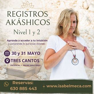 Imagen de INTENSIVO REGISTROS AKÁSHICOS NIVEL I Y II