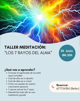 Imagen de TALLER DE MEDITACIÓN LOS 7 RAYOS DEL ALMA