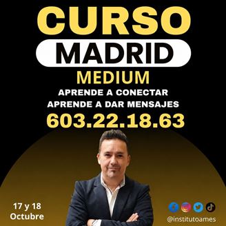 Imagen de CURSO DE MEDIUM EN MADRID