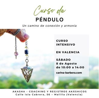 Imagen de CURSO DE PÉNDULO EN VALENCIA