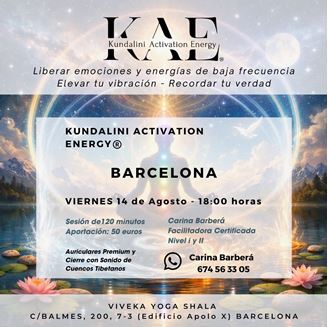 Imagen de KUNDALINI ACTIVATION KAE® BARCELONA