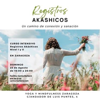 Imagen de CURSO INTENSIVO DE REGISTROS AKASHICOS NIVELES I, II EN ZARAGOZA