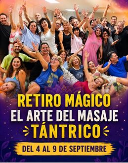 Imagen de RETIRO MÁGICO EL ARTE DEL MASAJE TANTRICO