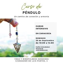 Imagen de CURSO DE PÉNDULO EN ZARAGOZA