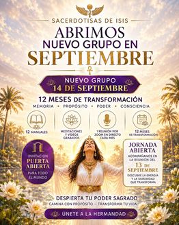 Imagen de FORMACIÓN SACERDOTISAS ISIS