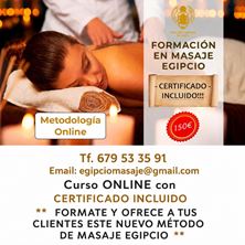 Imagen de FORMACION ON-LINE MASAJE EGIPCIO