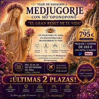 Imagen de VIAJE DE SANACIÓN A MEDJUGORJE CON HO’OPONOPONO