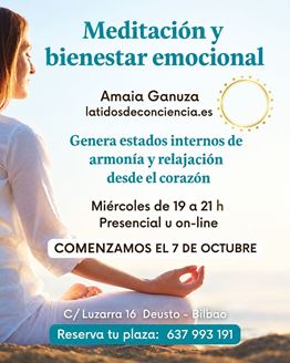 Imagen de CURSO DE MEDITACIÓN Y BIENESTAR EMOCIONAL 
