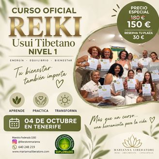 Imagen de CURSO REIKI USUI TENERIFE