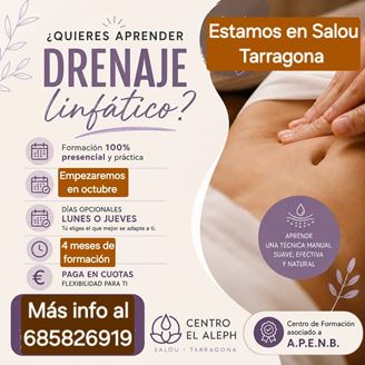 Imagen de FORMACIÓN DRENAJE LINFÁTICO