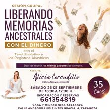 Imagen de SESIÓN GRUPAL DE SANACIÓN Y LIBERACIÓN DE MEMORIAS ANCESTRALES CON EL DINERO EN ZARAGOZA