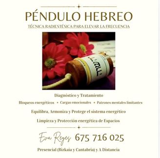 Imagen de TERAPIA CON PÉNDULO HEBREO
